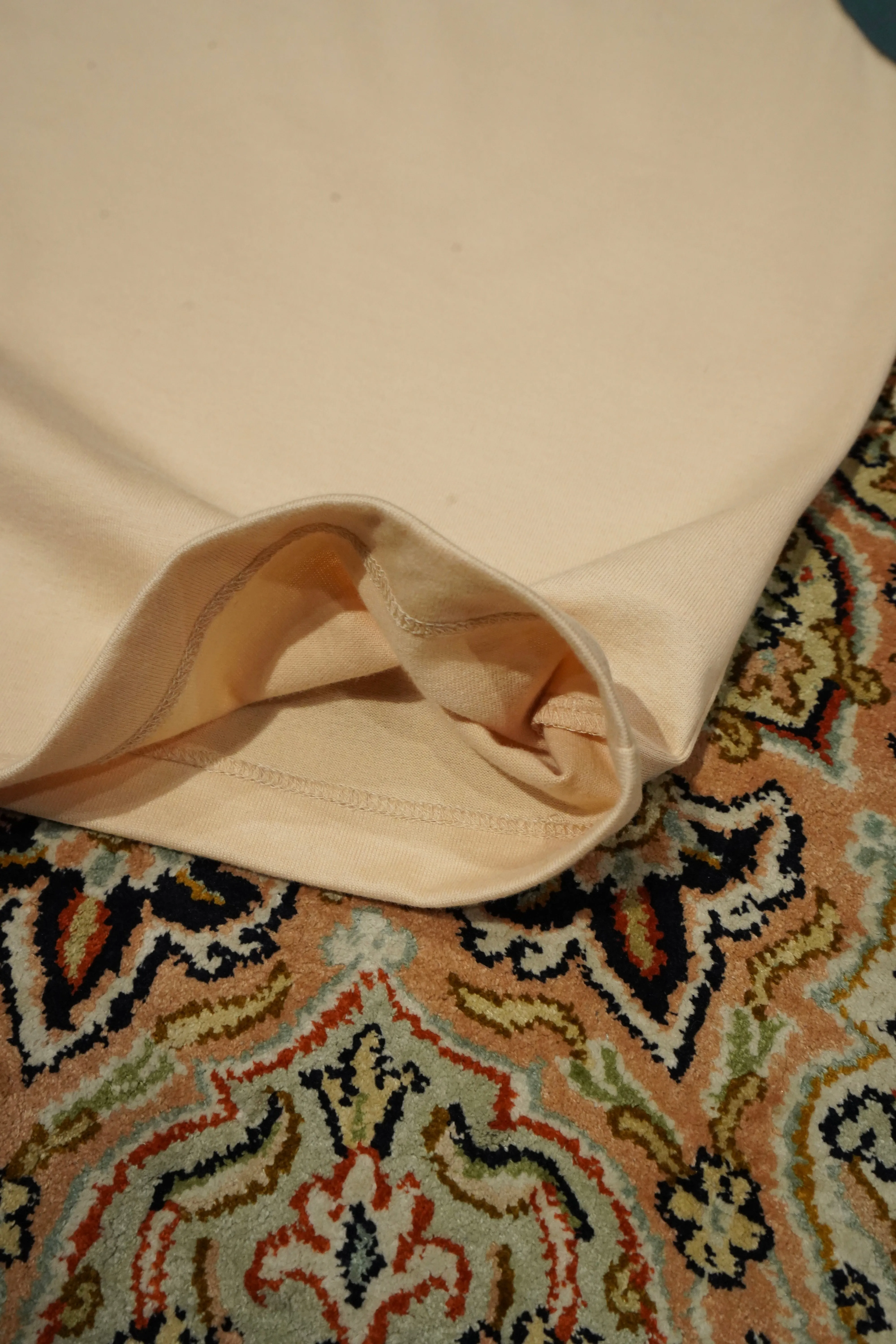 Ringer Nosleeve Tee (BEIGE)