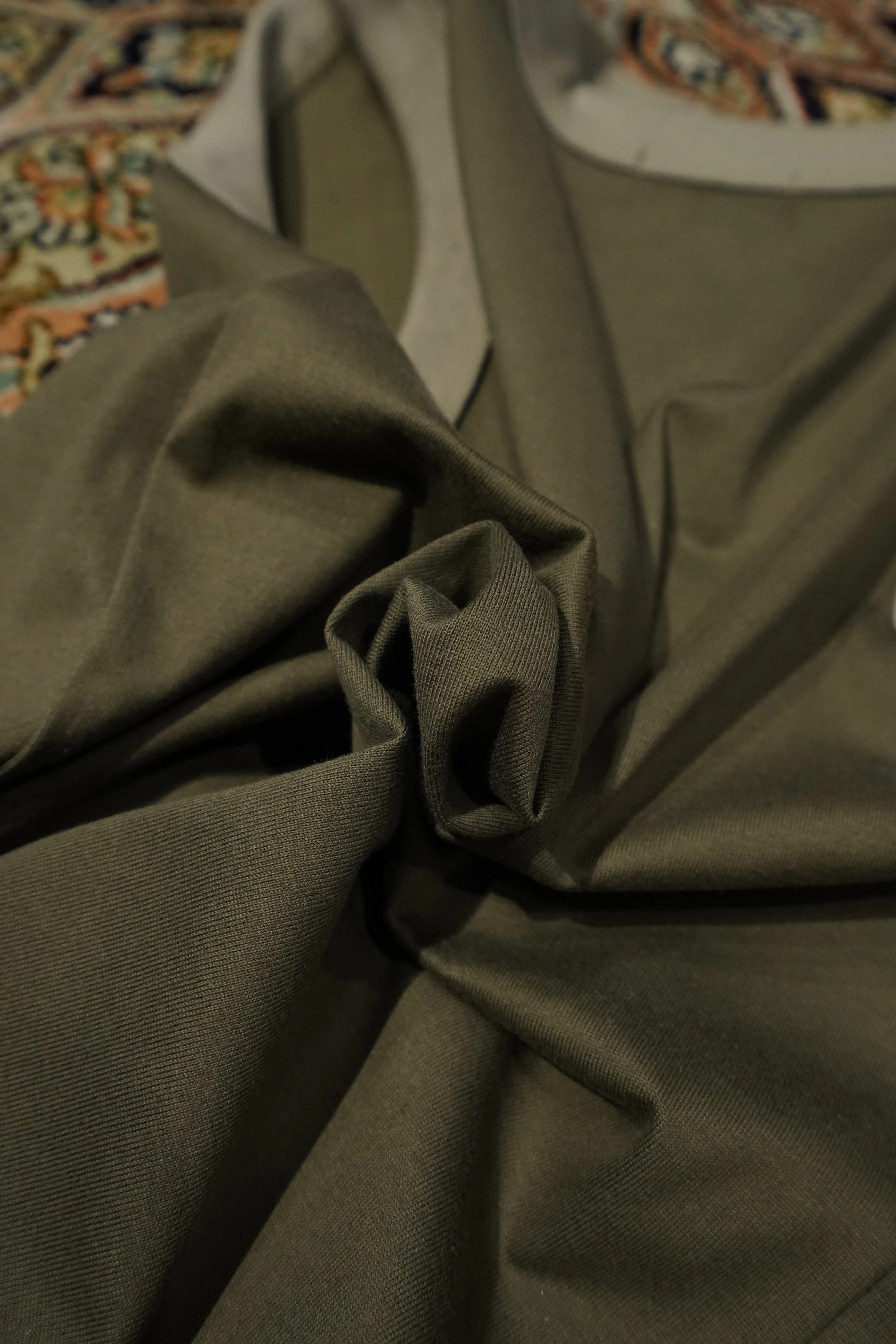 Ringer Nosleeve Tee (KHAKI)