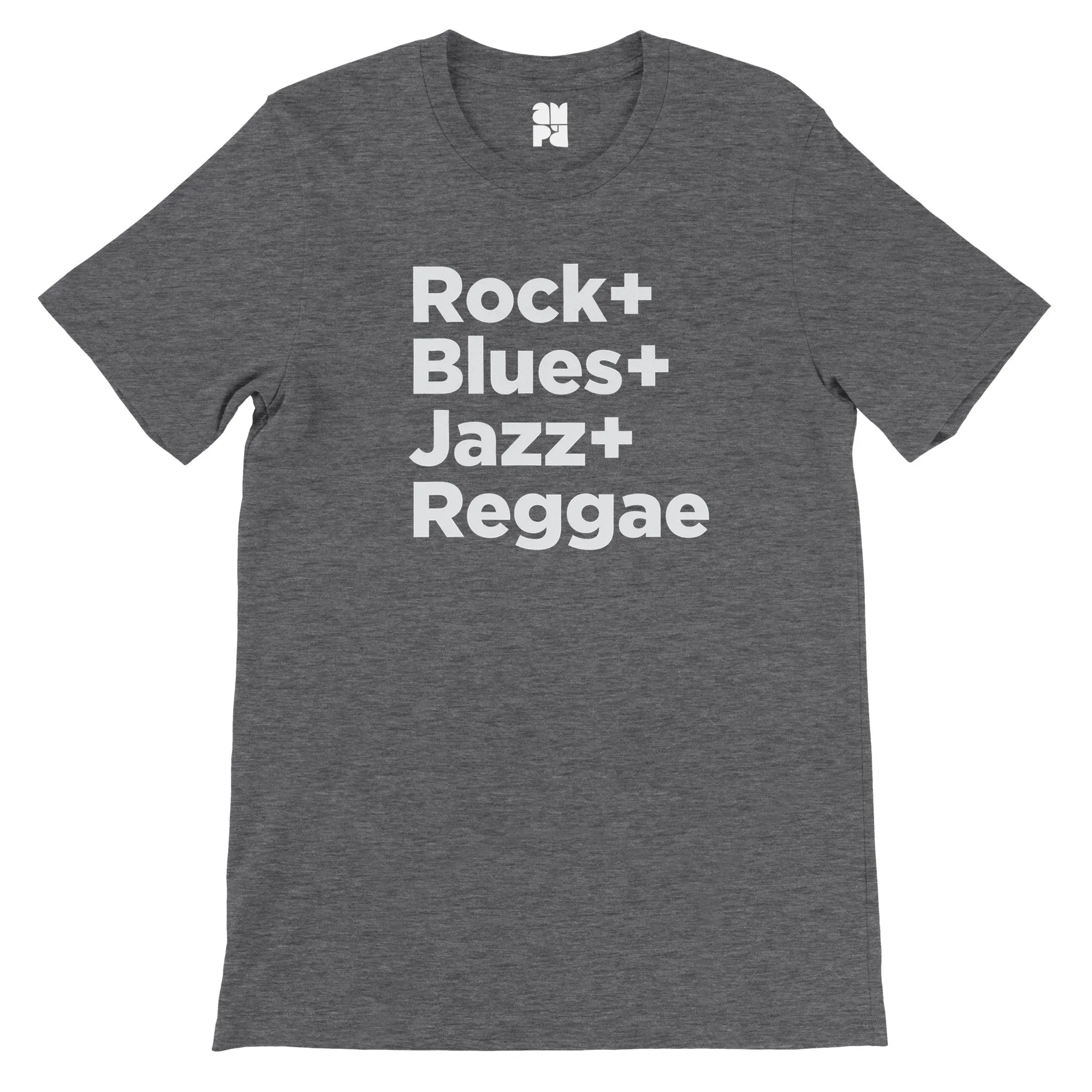 Rock   Blues   Jazz   Reggae  -  Premium Unisex Crewneck T-shirt