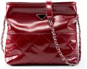 Satchel purse tote bag first layer cowhide versatile small square bag fashionable commuter shoulder bag(Black)