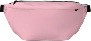 Solid Color Pink Stylish Crossbody Waist Pack - Versatile And Compact Travel Pouch For Hands-Free Storage