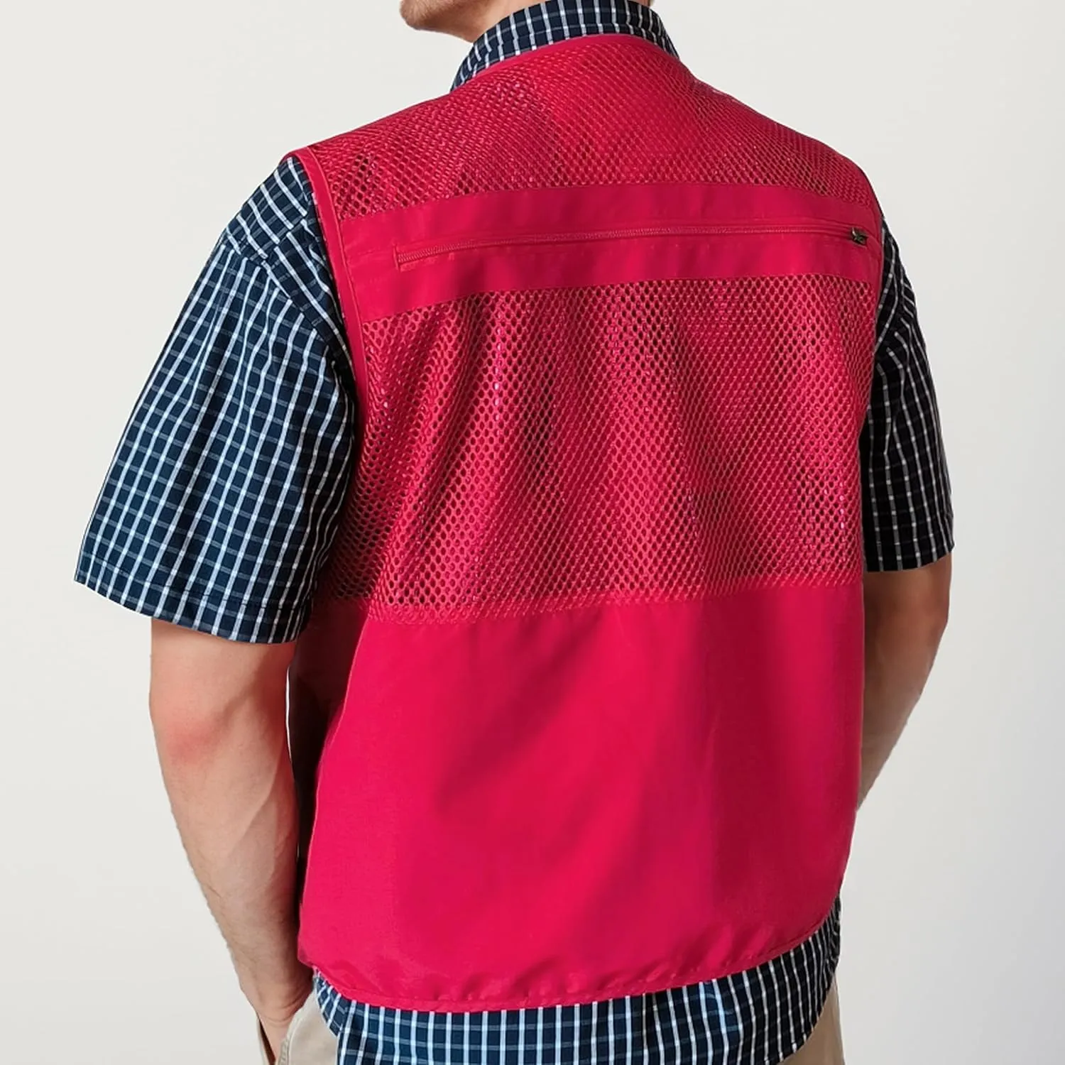 Versatile Men's Summer Vest for Fishing, Travel, Outdoor Work, Safari and Photography with Multiple Pockets