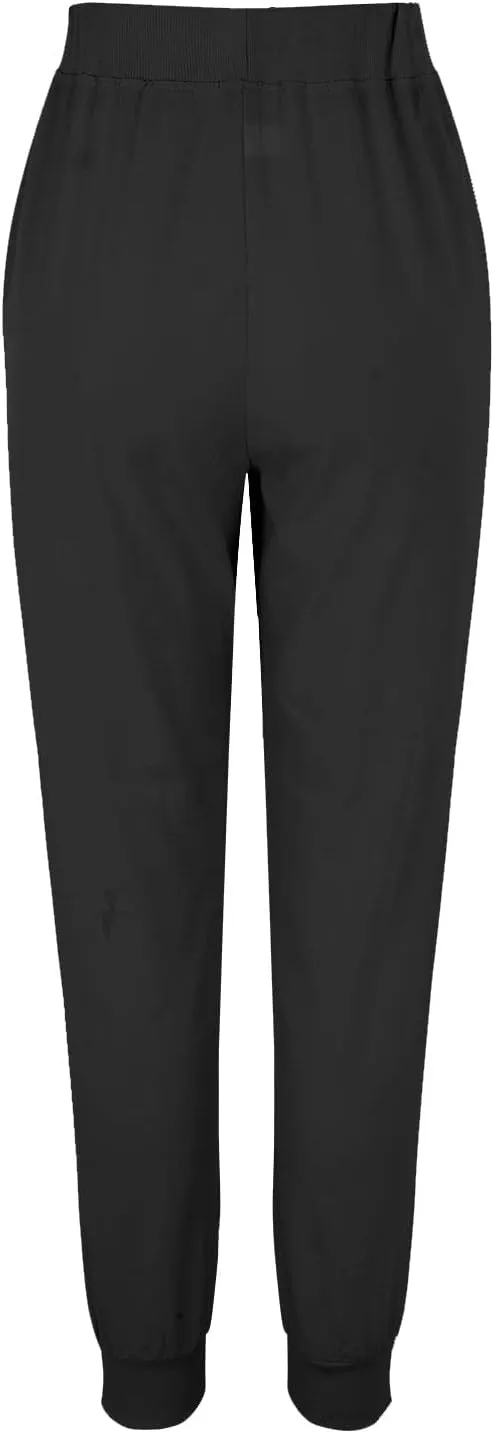 Wide Leg Casual Linen Pants for Women, Solid Color Cropped Capris Trouser with Pockets Comfort Yoga Soft Lounge Trousers
