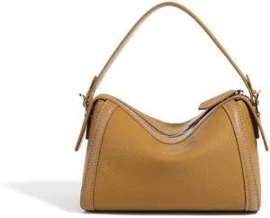 Women's Genuine Leather Pillow Bag Shoulder Crossbody Underarm Bag Handbag Versatile Chic Stylish Hobo Vintage Pendant