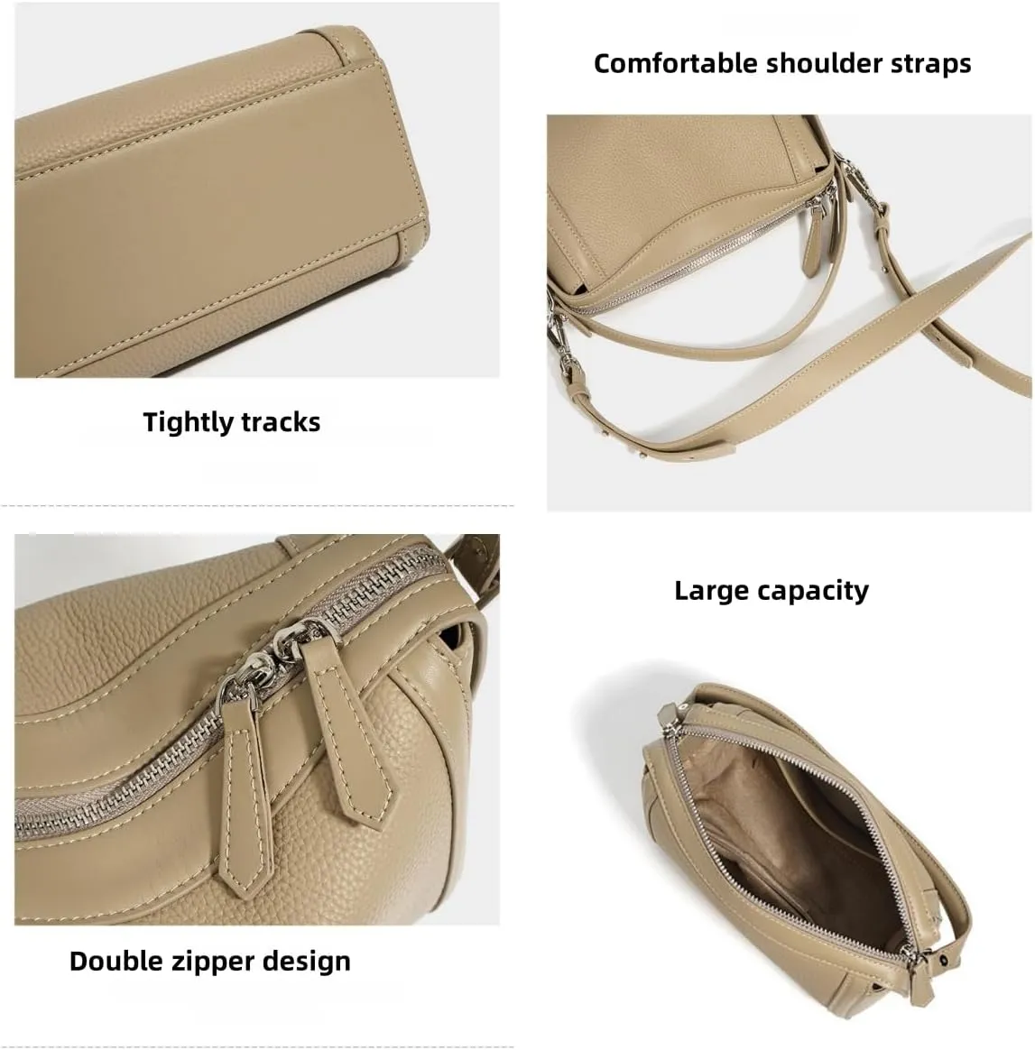 Women's Genuine Leather Pillow Bag Shoulder Crossbody Underarm Bag Handbag Versatile Chic Stylish Hobo Vintage Pendant