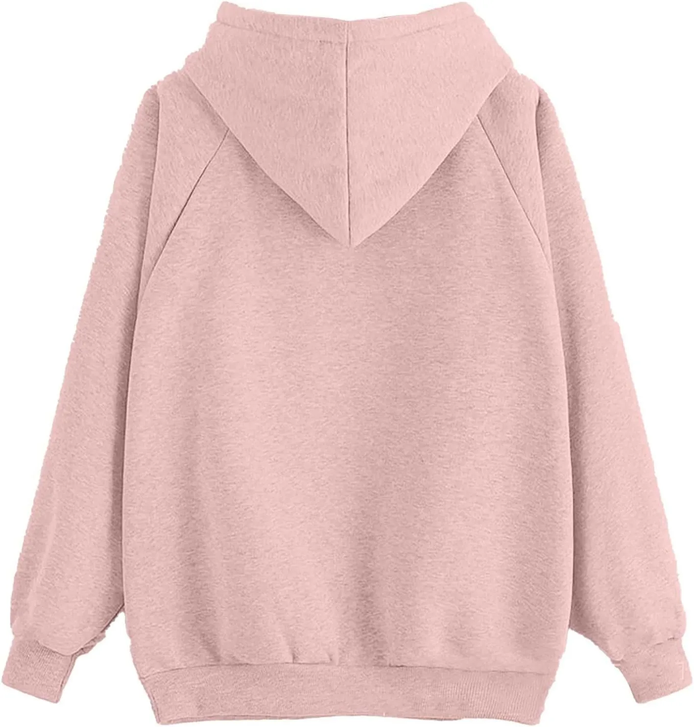 Women's Long Sleeve Fashion Hoodies Casual Oversized Loose Drawstring Pullover Crew Neck Long Sleeve Top with Pockets