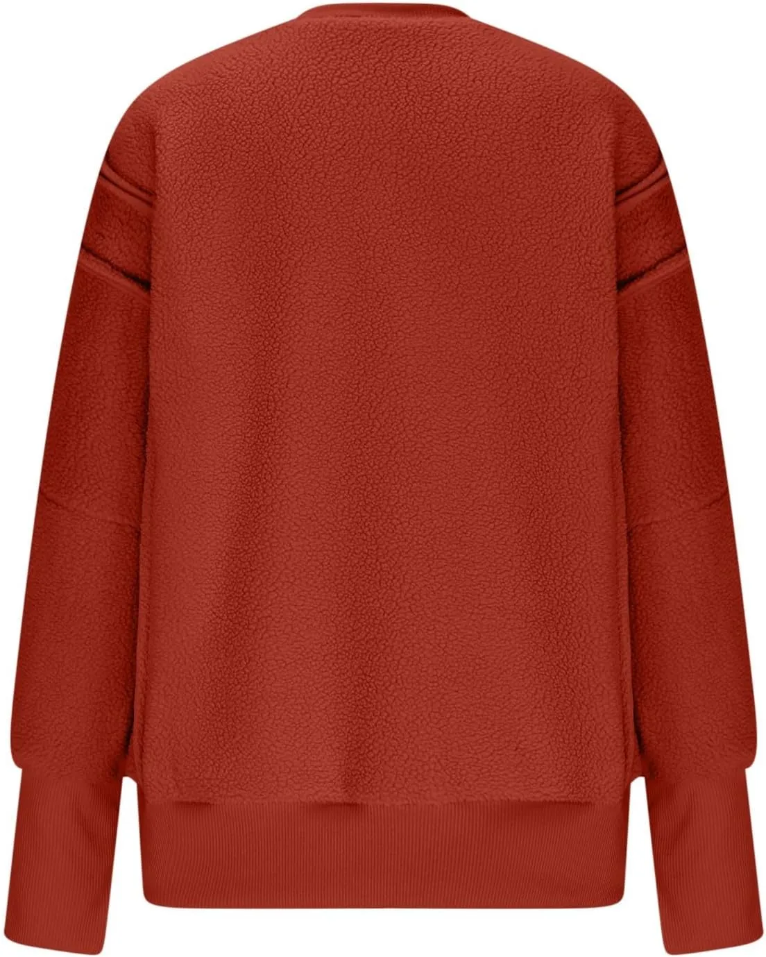 Women's Oversized Crewneck Sweatshirts Trendy Long Sleeve Fleece Pullover Fall Fashion Tops Comfort Winter Clothes