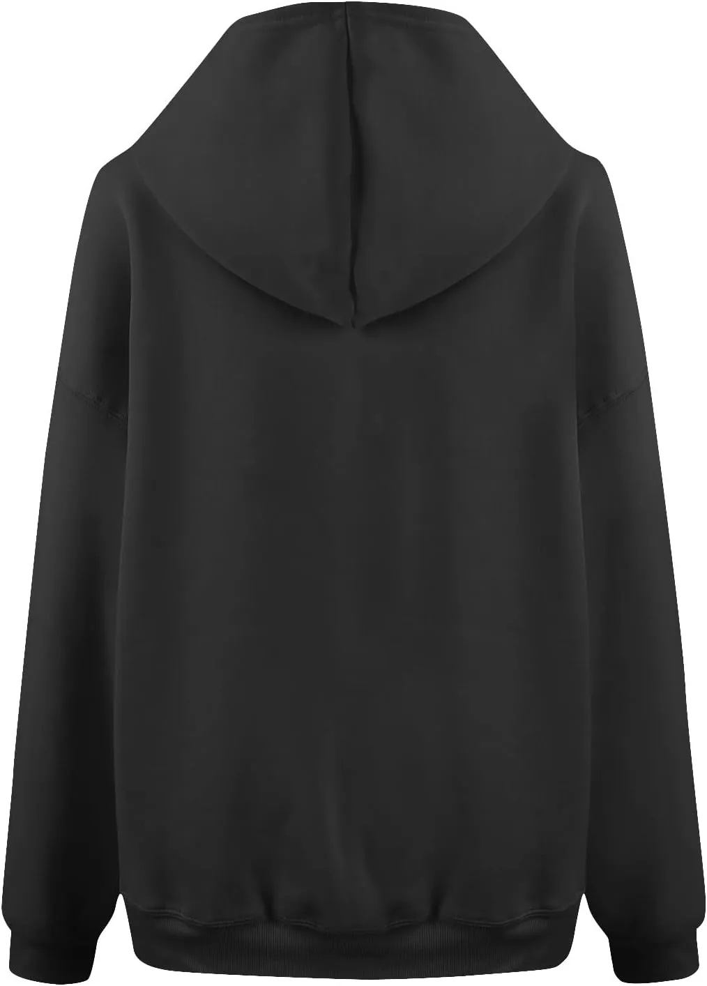 YUTANRAL Hoodies for Women Trendy Solid Color Long Sleeve Tops Womens Fashion Oversized Sweatshirt Pullover With Pocket